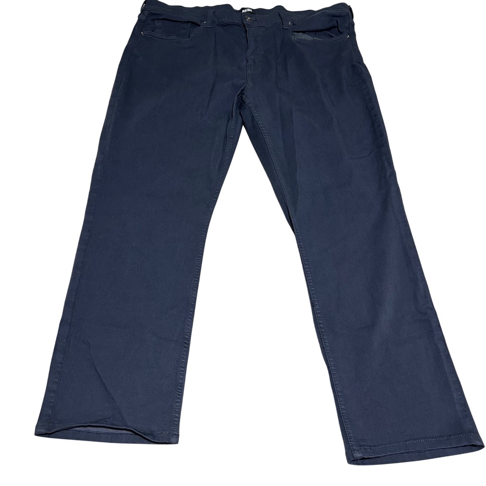 Paige Federal Pants Mens 38 28Navy Blue Slim Straight Stretch Chino Soft